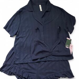 Target Navy Blue Pajama Set